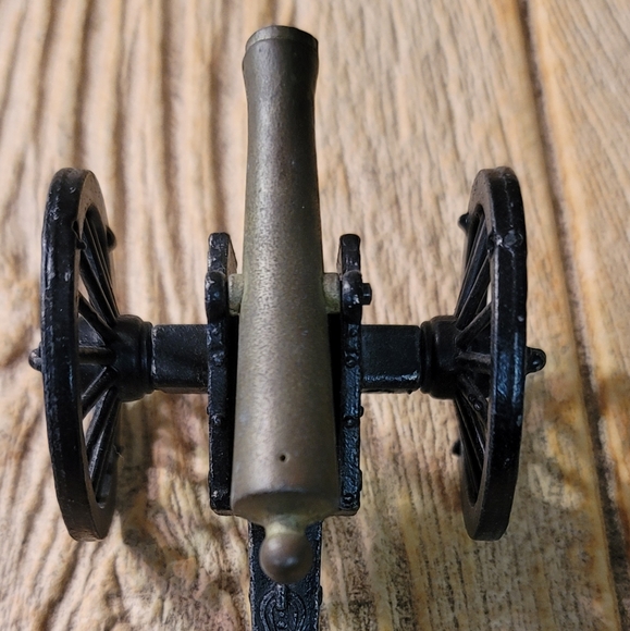 Vtg Penncraft Cast Iron Toy Cannons 4.5" Civil War Replica - Picture 2 of 5